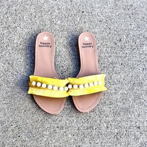 Fringe and Pearls Palm Beach Boho Sandals by Hippie Laundry